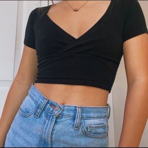 brandy Melville wrap tee